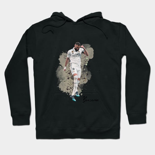 Benzema Celebration Hoodie by Lottz_Design 